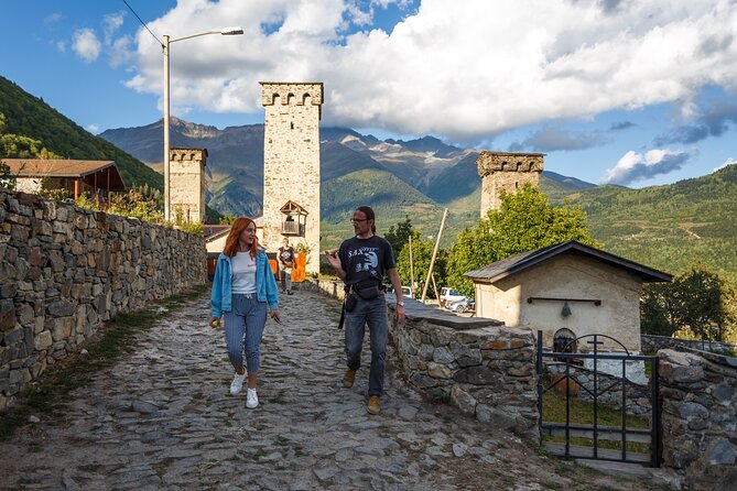 2 DAYS IN SVANETI from Kutaisi - Evening in Mestia and the feel of Svan towers