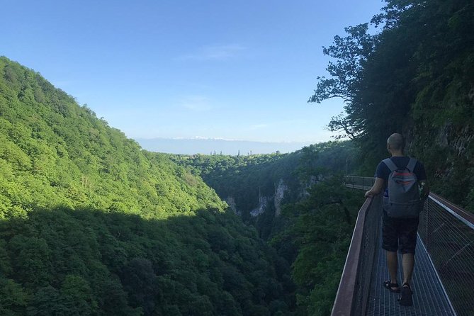 2 Days Trip to West Georgia (Caves, Canyons, Waterfalls) - A local swimming spot near Martvili