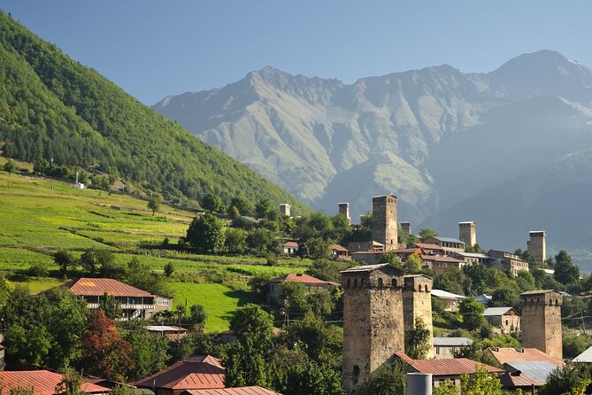 Causacus mountains at Majestic SVANETI and MESTIA from Kutaisi - Mestia after the five-hour drive
