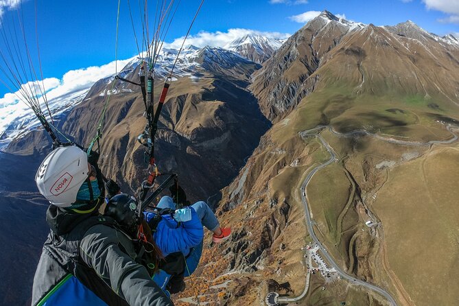 Cloudbase Paragliding in Gudauri, Georgia - Flying with George, David, or another Cloudbase pilot