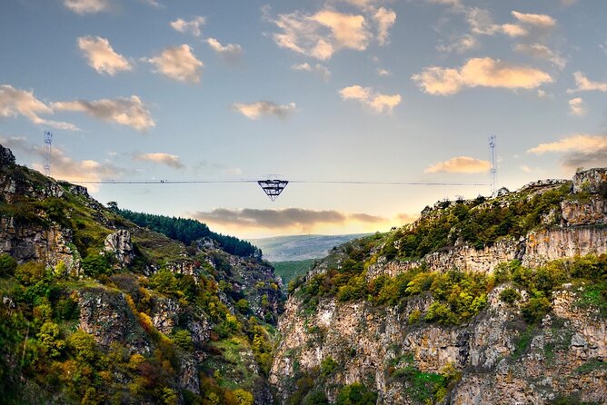 Dashbashi Canyon, Glass Bridge, Bicycle Zip Line, Swing, Private Full Day Tour - Bicycle zip line and swing at Dashbashi