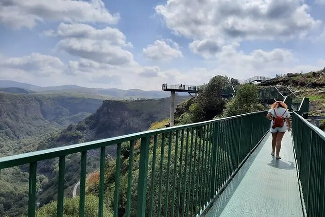 Dashbashi Canyon, Glass Bridge, Bicycle Zip Line, Swing, Private Full Day Tour - A restaurant view of the diamond waterfall