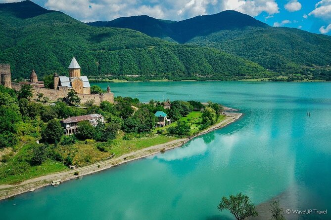Day Tour Tbilisi – Ananuri – Kazbegi – Tbilisi - Zhinvali Reservoir, the first mountain photo stop