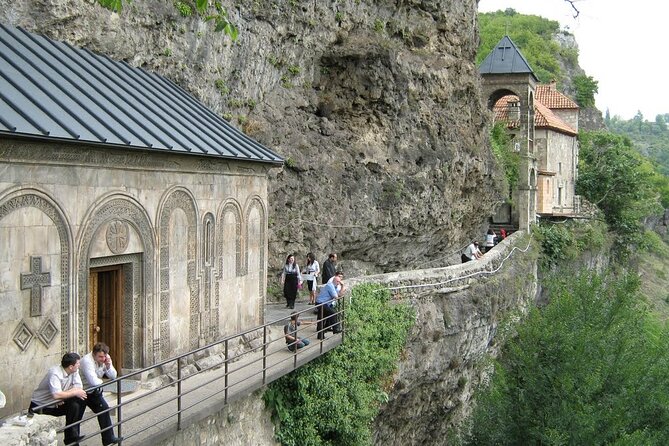 Day Tour to Georgian sky venice, Soviet city Chiatura - Mgvimevi Monastery, part church and part cave