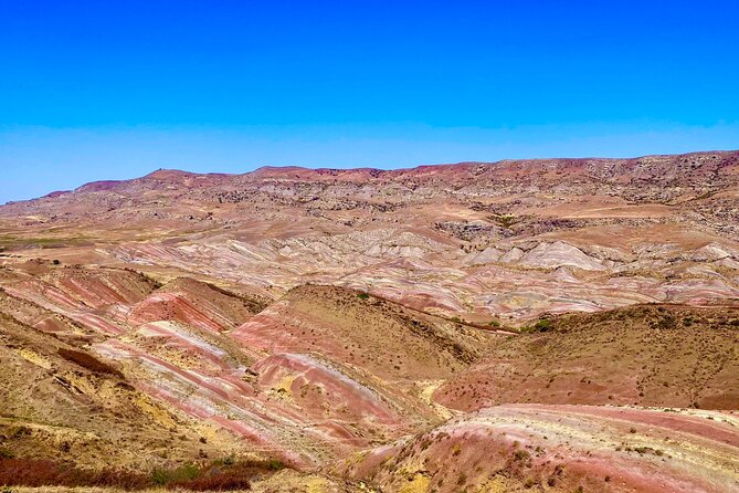 Day Trip to Rainbow Mountains and David Gareja - Walking through the Rainbow Mountains