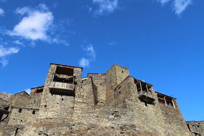 day trip to Shatili, Khevsureti, Mutso, Ananuri. - Ananuri and the Zhinvali Reservoir set the tone