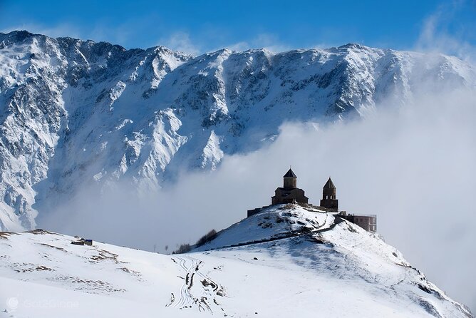 From Tbilisi Daytrip Kazbegi Gudauri & Zhinvali Guided Group Tour - Mleta adds honey, chacha, and a village stop