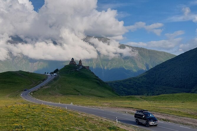 From Tbilisi: Kazbegi Ananuri Gudauri and Trusso Valley by 4x4 - Guide Style and the Human Side of the Day