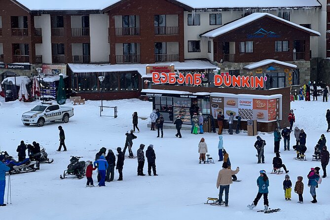 From Tbilisi to Gudauri Ski Resort, Zhinvali, Ananuri Day Trip - Pasanauri lunch and a useful pause
