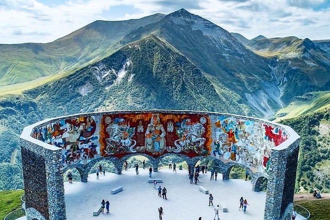 full day Kazbegi-Gudauri-jvari -from Tbilisi - Zhinvali Reservoir and the blue water