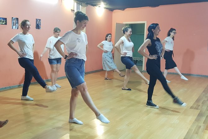 Georgian Dance Class in Tbilisi, Georgia - Matching movement to the music