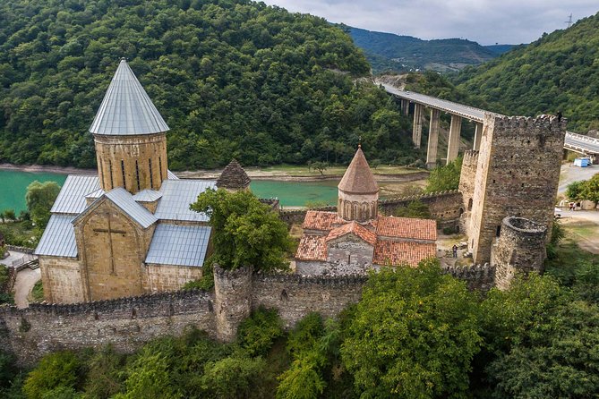 Gudauri Ski Resort day tour from Tbilisi - Ananuri Fortress beside the water