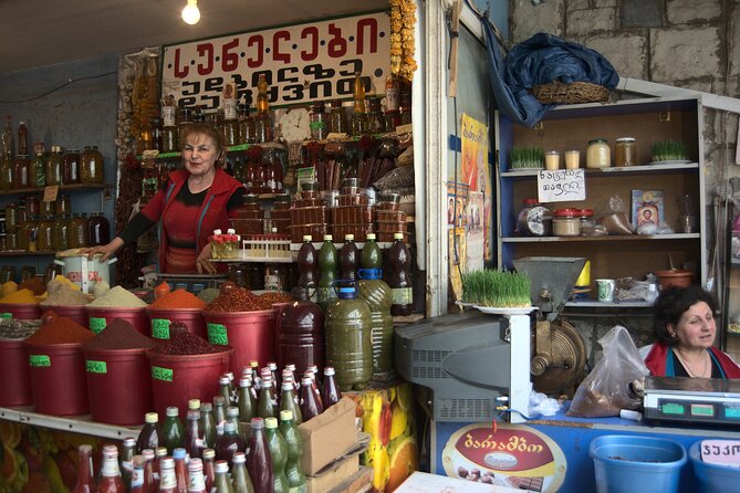 Half-Day Food Tour of Tbilisi Dezerter's Bazaar - Tasting the market: spices, honey, bread, and cheese
