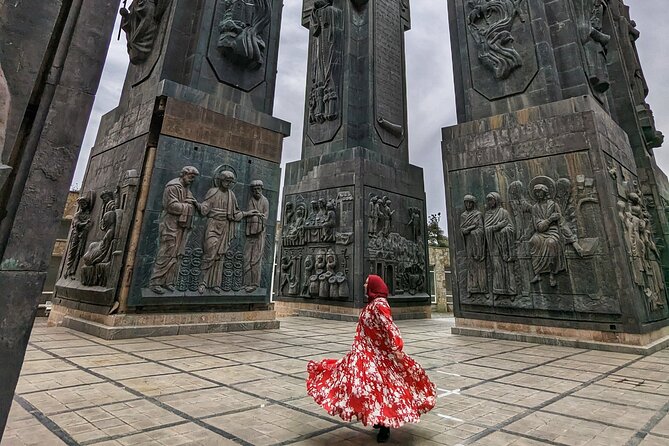 Instagrammable sites of Tbilisi private tour - Metekhi Cathedral and the first view of Old Tbilisi