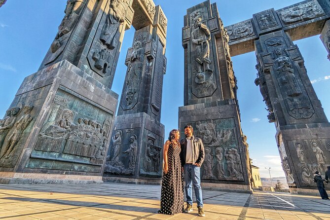 Instagrammable sites of Tbilisi private tour - The Bridge of Peace over the Mtkvari