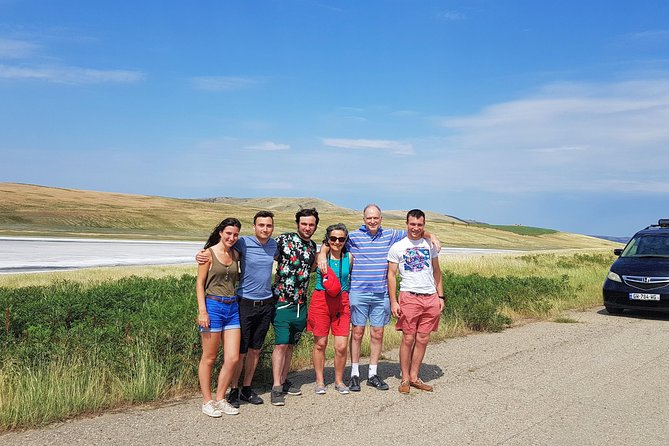 Kakheti Gems: Rainbow Mountains, Gareji & Signagi Private Tour - Badiauri bread, cheese, and roadside Georgia