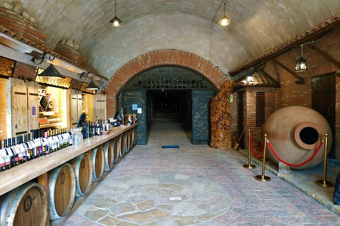 Kakheti Wine Tour with 20+ Wine Tastings & Qvevri Masterclass - Stop two: modern production at Kindzmarauli Corporation
