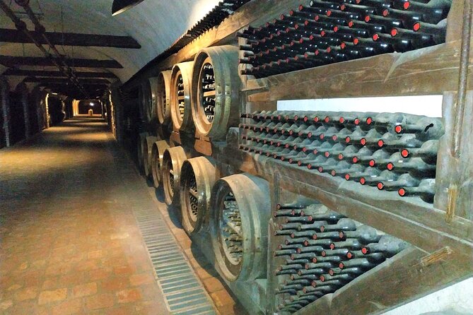 Kakheti Wine Tour with 20+ Wine Tastings & Qvevri Masterclass - Stop three: the Khareba wine tunnel in the Caucasus Mountains