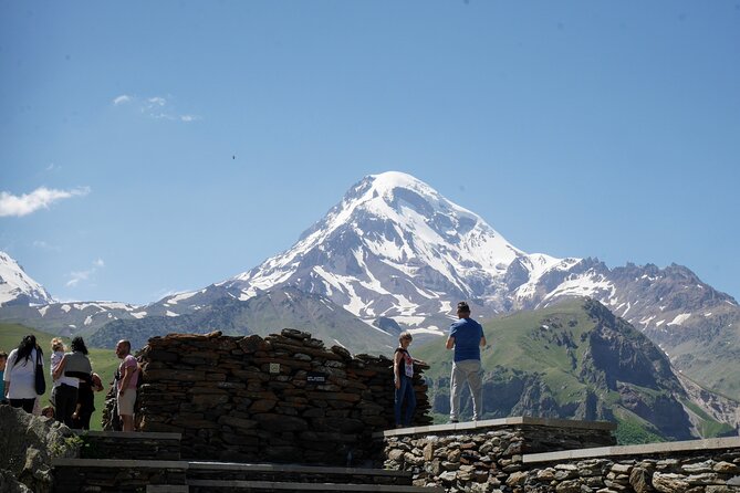 Kazbegi Adventure Day Trip - Hike to Gveleti waterfall plus Gergeti, Ananuri - Zhinvali Reservoir: the first mountain pause