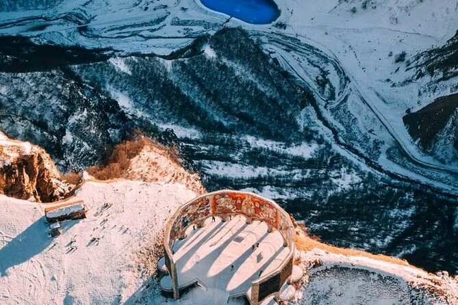 KAZBEGI GUDAURI ANANURI One day group tour From Tbilisi! - Zhinvali Reservoir and Ananuri Fortress