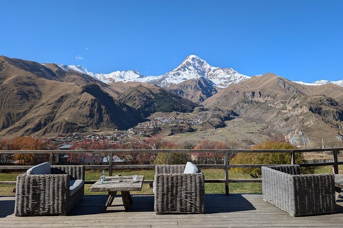Kazbegi Gudauri and Ananuri Mountains Private Day Trip - Zhinvali Reservoir gives you the first big view