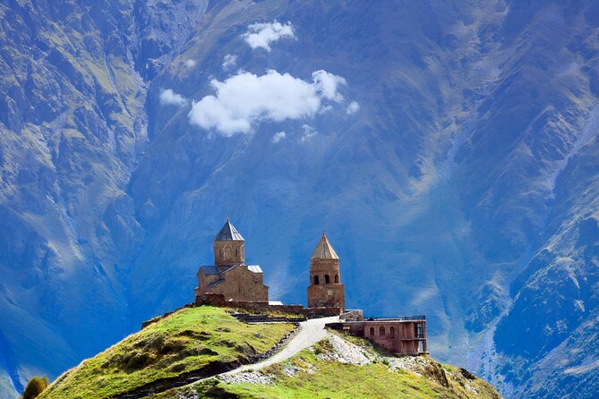 Magical Kazbegi Gudauri & Ananuri DayTrip GuidedTour from Tbilisi - Stepantsminda brings the Caucasus into view