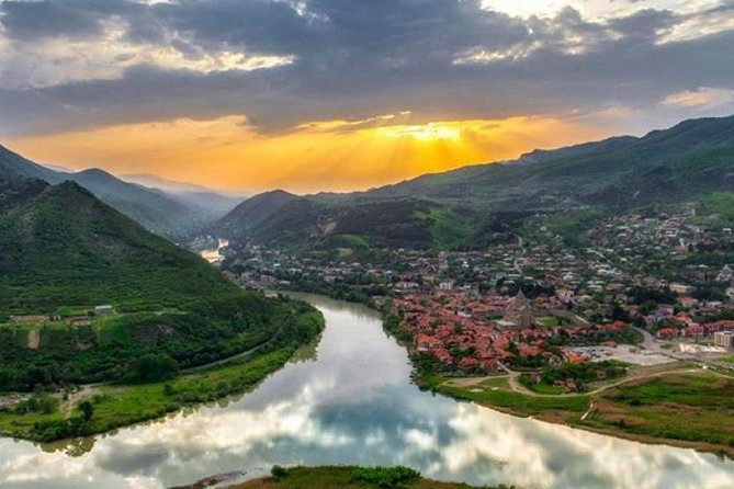 Mtskheta, Gori & Uplistsikhe Private Day Tour from Tbilisi - Jvari Church and the first wide view