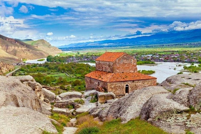Mtskheta - Jvari + Gori - Uplistsikhe Tour - Jvari Monastery above the Aragvi and Kura