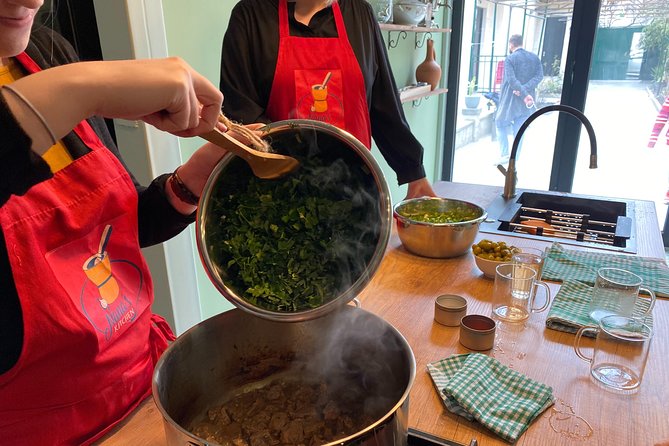 Nana's Kitchen - traditional Georgian cooking class at real Georgian family home - The final meal is part of the lesson