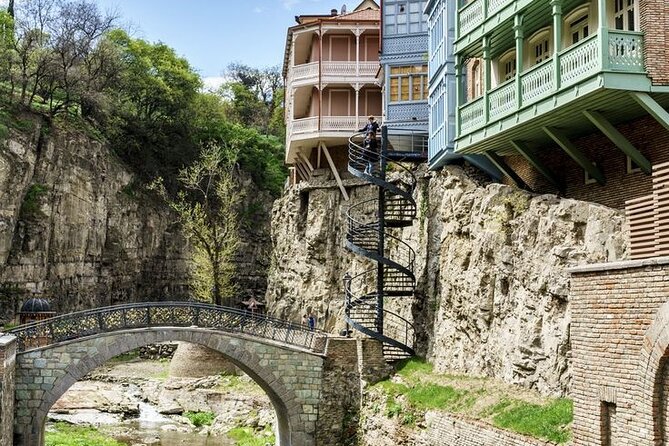 Old tbilisi walking tour & wine tasting - Anchiskhati Basilica and the nearby theater tower