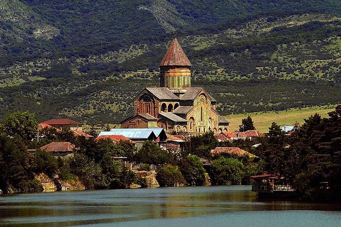 One Day Tour to Tbilisi and Mtskheta - Jvari Church above the river confluence