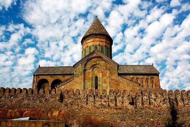 Private Adorable City Tour of Tbilisi - Metekhi Church and the first view of Old Town