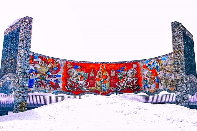 Private Full Day Tour In Kazbegi - Gudauri (Paragliding & Rafting) - Stepantsminda, lunch, and the view from Rooms