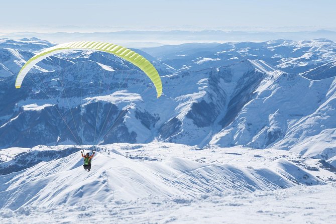 Private Full Day Tour In Kazbegi - Gudauri (Paragliding & Rafting) - Gergeti Trinity Church at 2,170 meters
