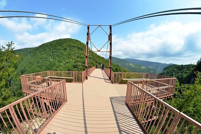 Private Tour To Western Georgia from Tbilisi - Okatse Canyon footpaths and Kinchkha Waterfall views