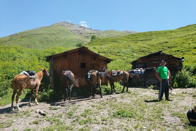 Svaneti Mountain Villages 4x4 Safari, tour from Kutaisi - Hatsvali Ski Lift and the Caucasus view