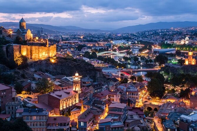 Tbilisi City Tour, Most Popular Tourists Destinations In The Capital Of Georgia - Metekhi Church and Rike Park: your first look at the river city