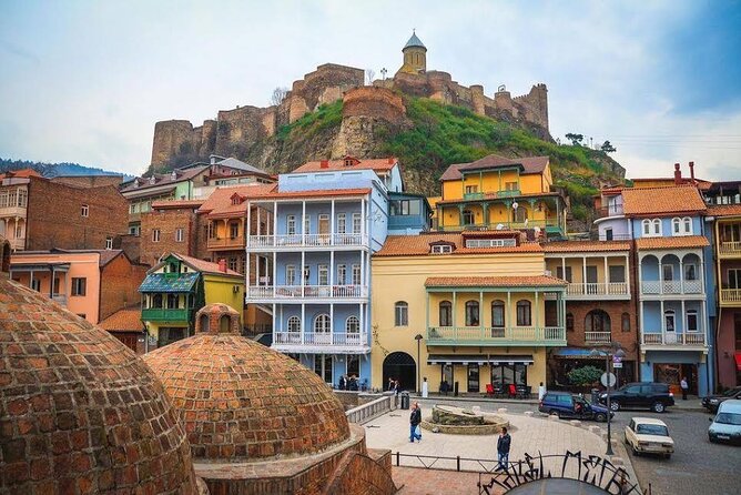 Tbilisi City Tour, Most Popular Tourists Destinations In The Capital Of Georgia - Kartlis Deda and Narikala Fortress: Tbilisi from above