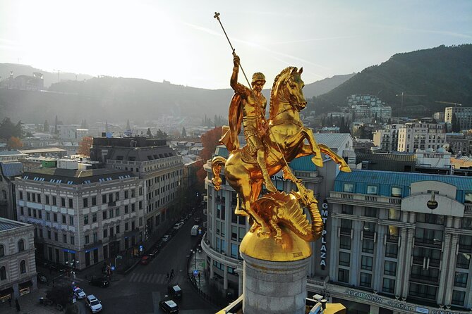 Tbilisi City Tour with Street Photography - Mother of Georgia and the Narikala view