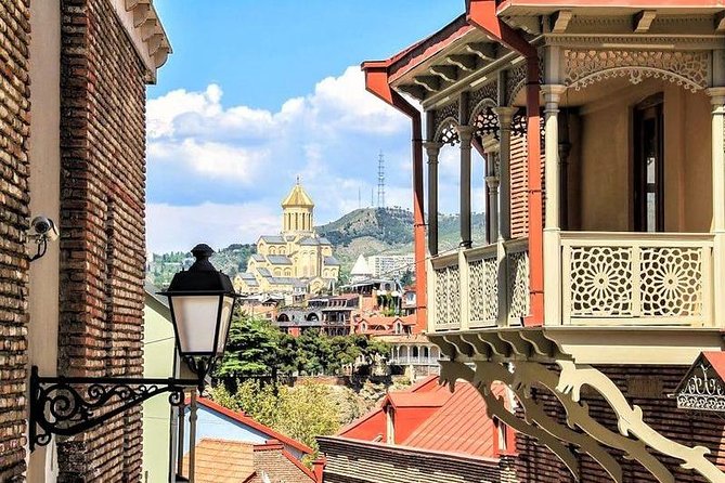 Tbilisi with all its glory and originality. (group walking tour) - Metekhi Cathedral and the first view of Old Tbilisi