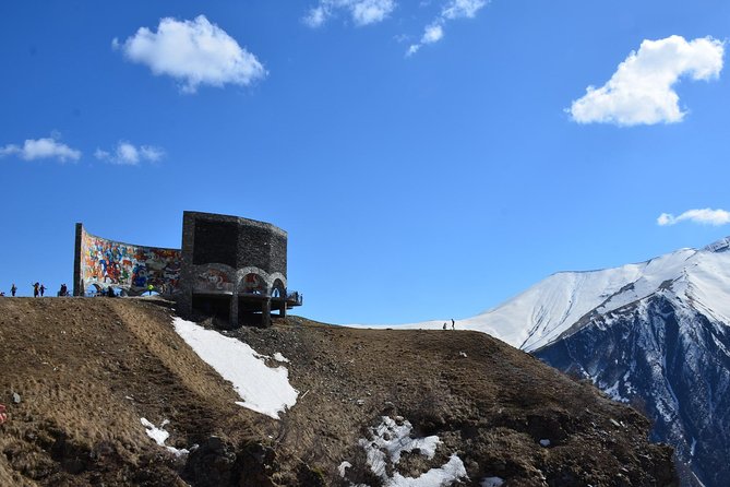 Tour to Kazbegi: Georgian Military Road – Ananuri – Gudaury – Kazbegi - Mineral springs add a hands-on stop